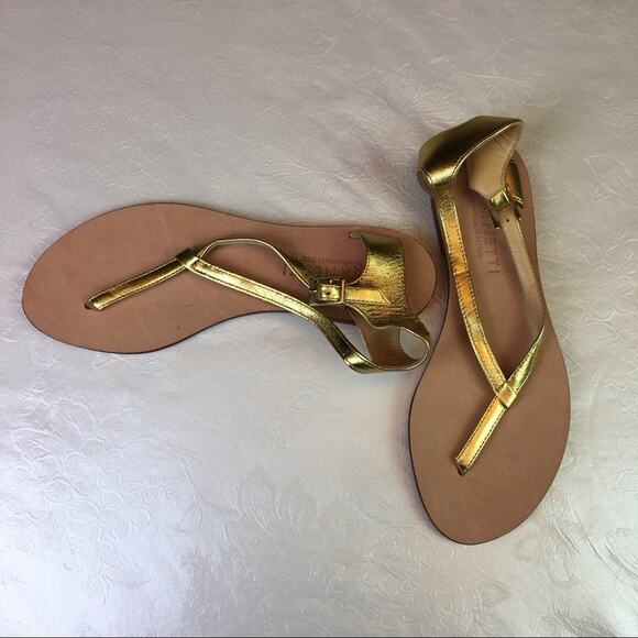 CorNETTI T-Strap Sandal Gold Size EU 37 - Picture 15 of 16